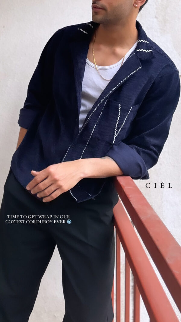 corduroy embroidered shirts - Image 7