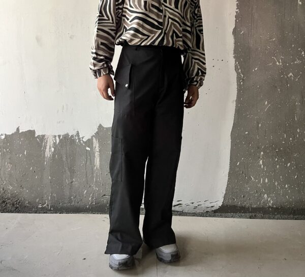 Matte utility slit cut pants - Image 8