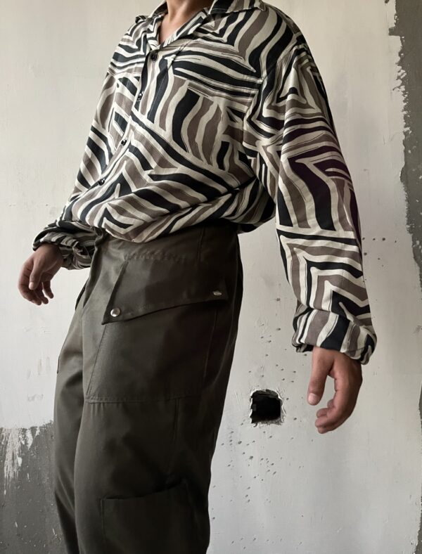 Matte utility slit cut pants - Image 2