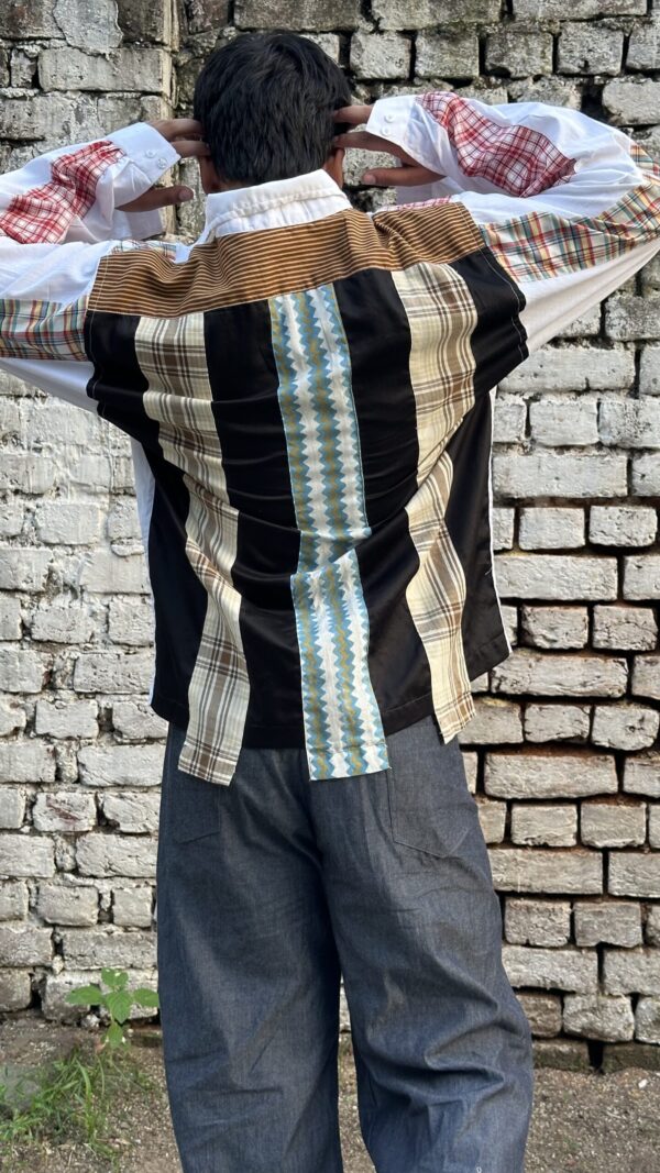 Flannel upcyled poplin shirts - Image 11