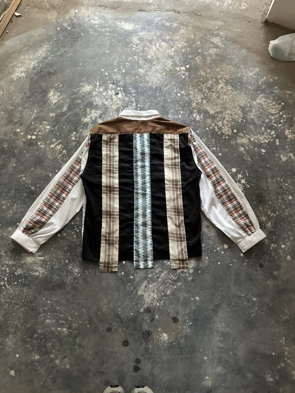 Flannel upcyled poplin shirts - Image 9