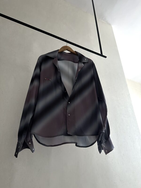 satin vibrant color shirts - Image 9