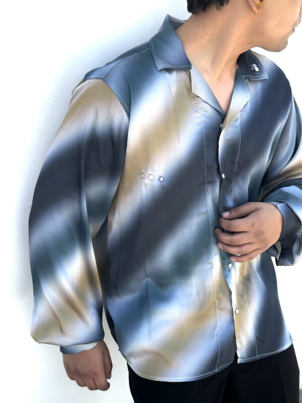 satin vibrant color shirts - Image 4