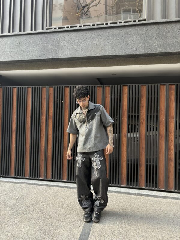 Gothic patchwork denims - Image 6