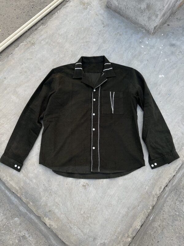 corduroy embroidered shirts - Image 3