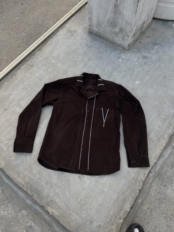 corduroy embroidered shirts - Image 4