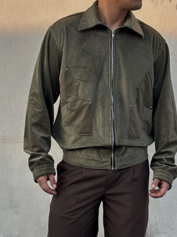 Tribal patchwork suede jacket * - Image 5