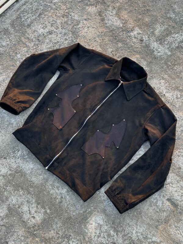 Tribal patchwork suede jacket * - Image 2