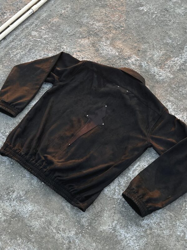 Tribal patchwork suede jacket * - Image 7