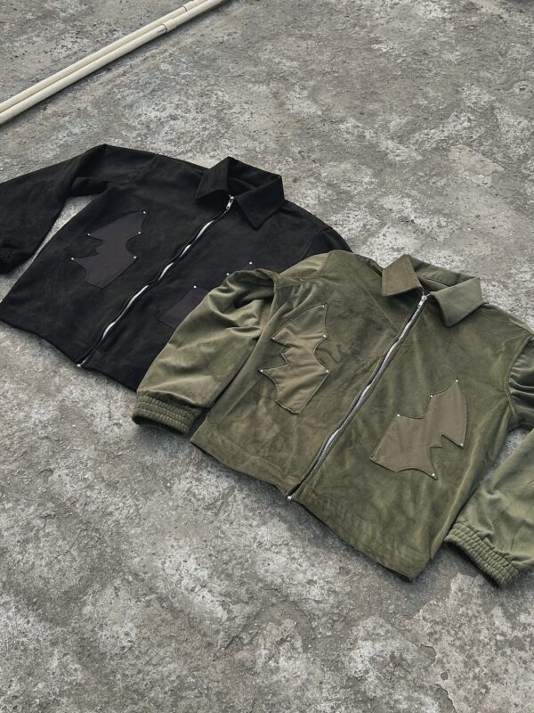 Tribal patchwork suede jacket * - Image 6