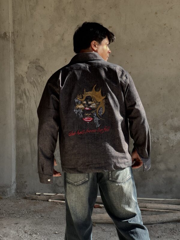 hellspawn denim jacket