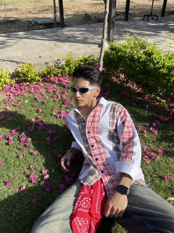 Flannel upcyled poplin shirts - Image 10