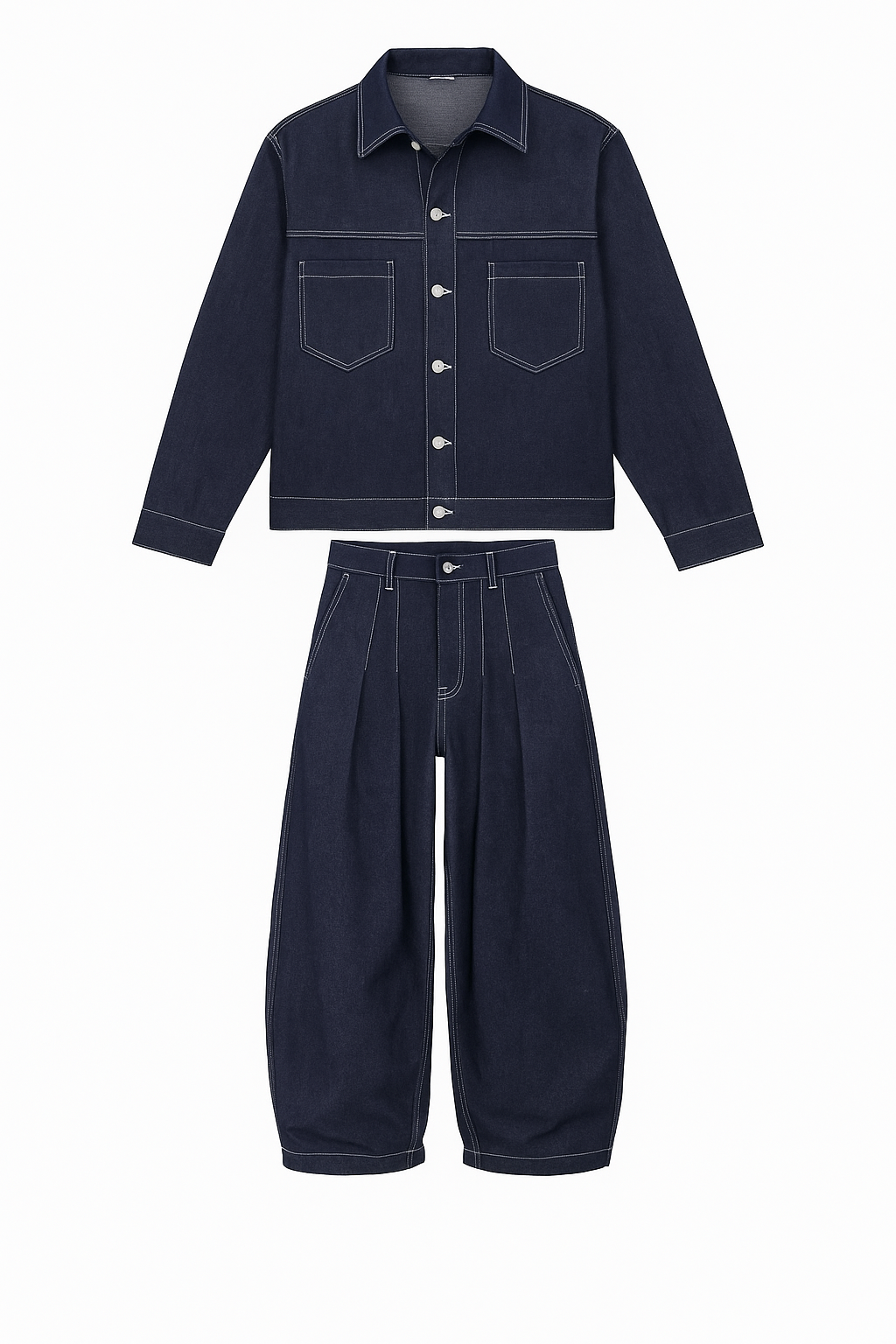 Selvedge denim co-ord set - Image 5