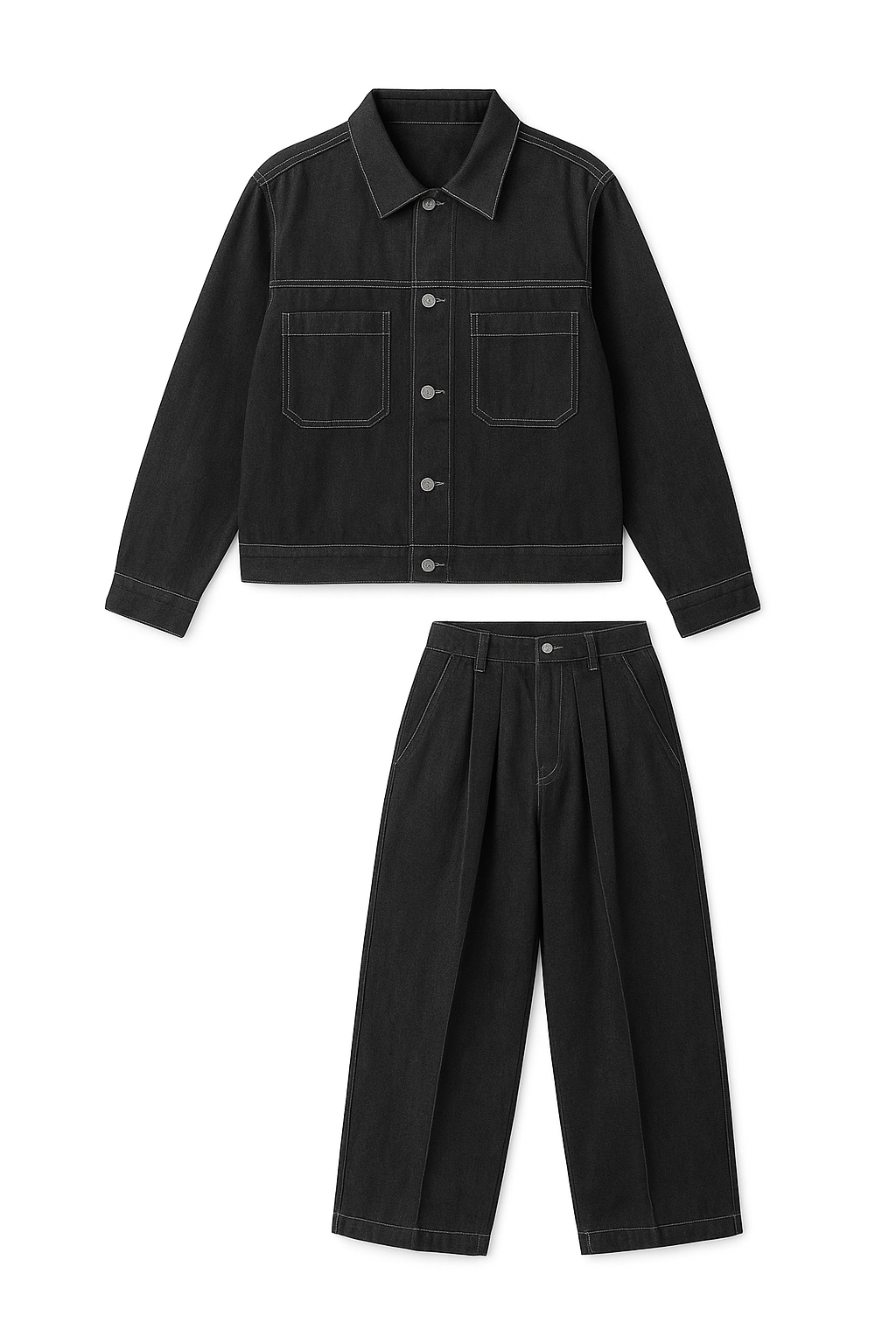 Selvedge denim co-ord set - Image 4