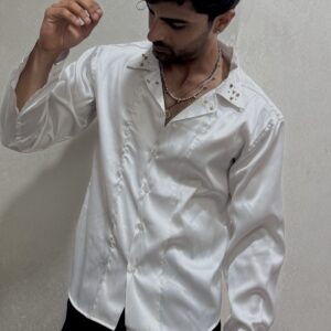 Lucid spikey satin shirts