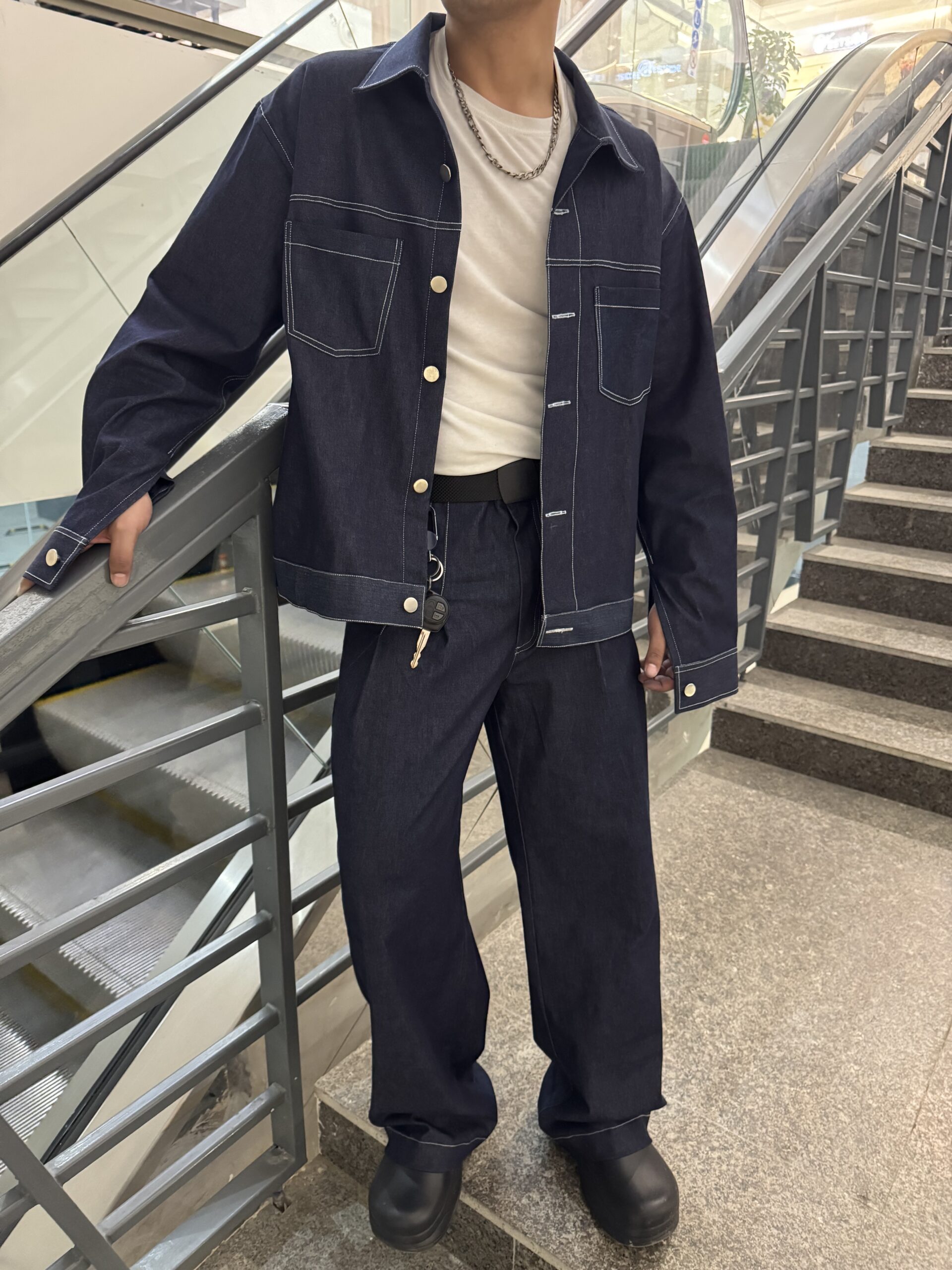 Selvedge denim co-ord set