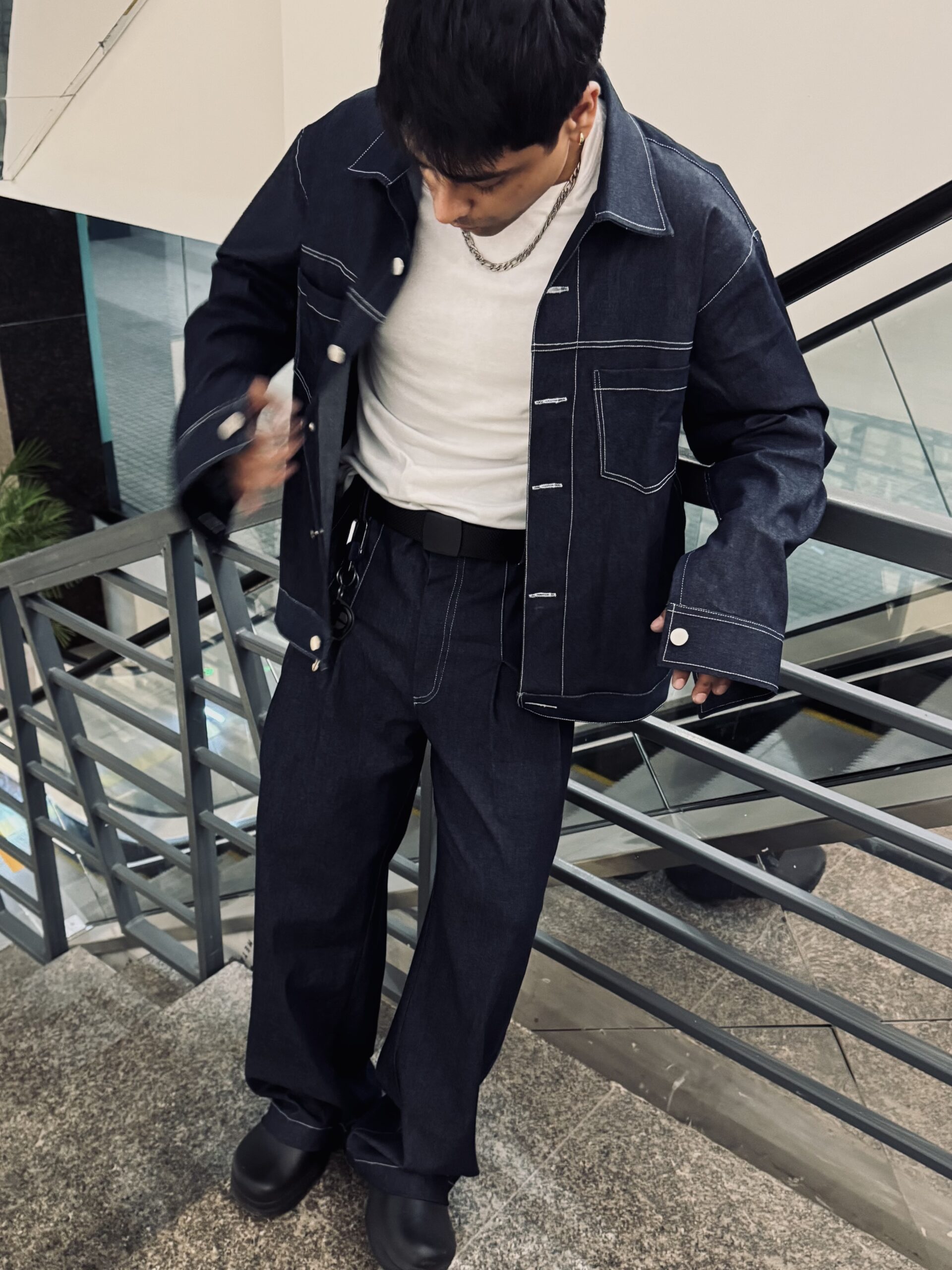 Selvedge denim co-ord set - Image 3