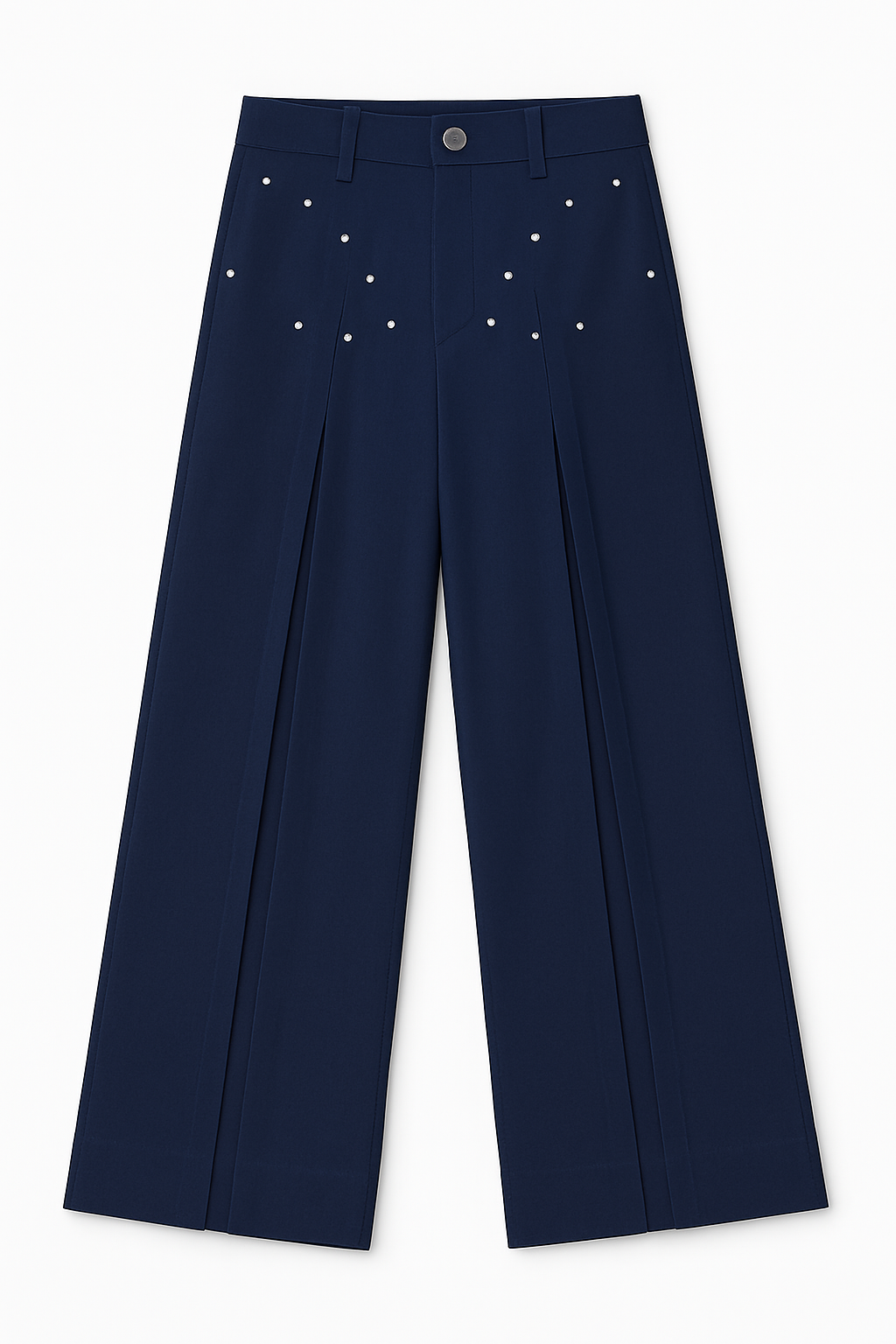 Studded Pleatwide Denim - Image 2