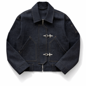 Firemen’s clasps denim